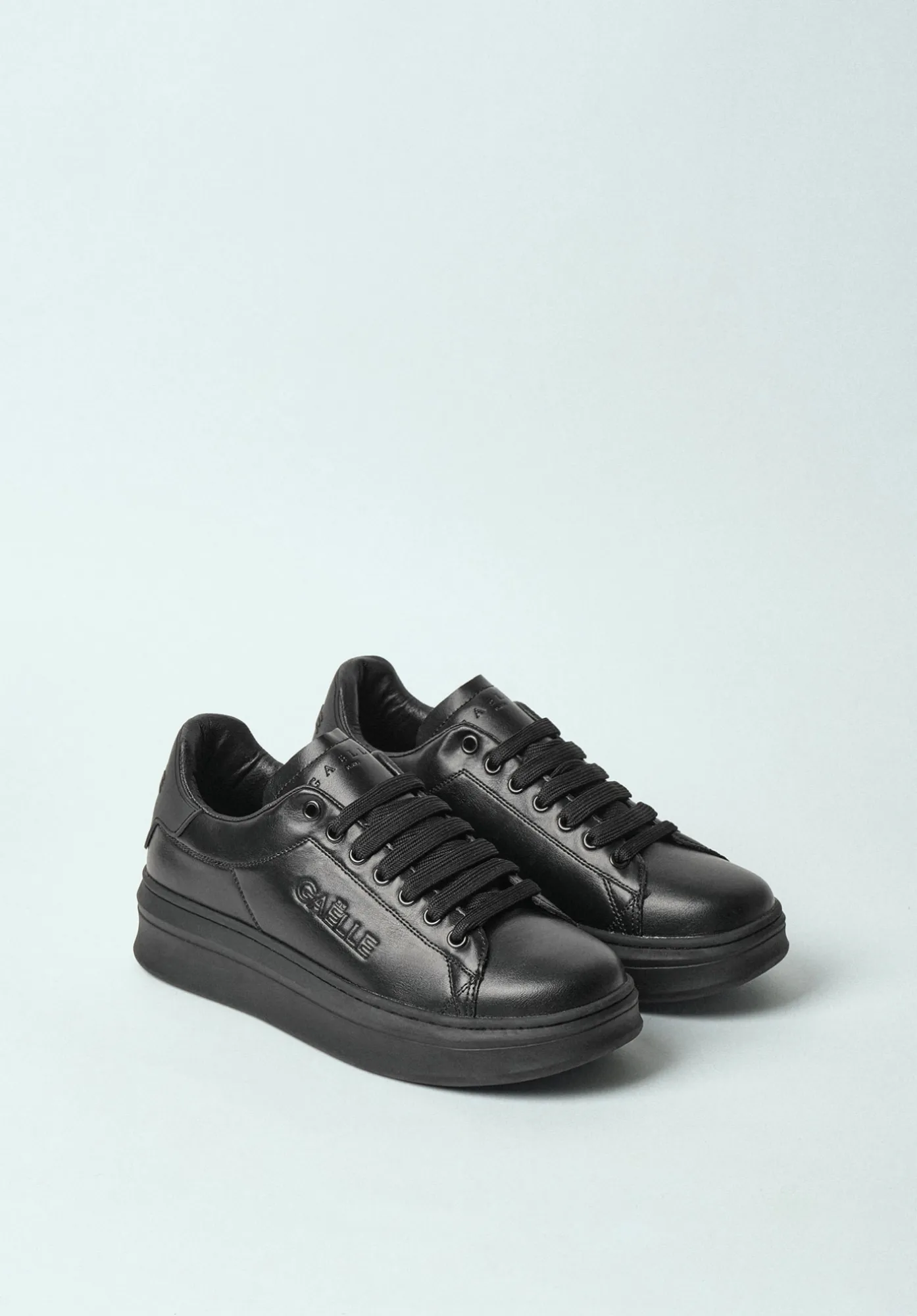 Sneakers Addict In Ecopelle Nero - Gaëlle Paris