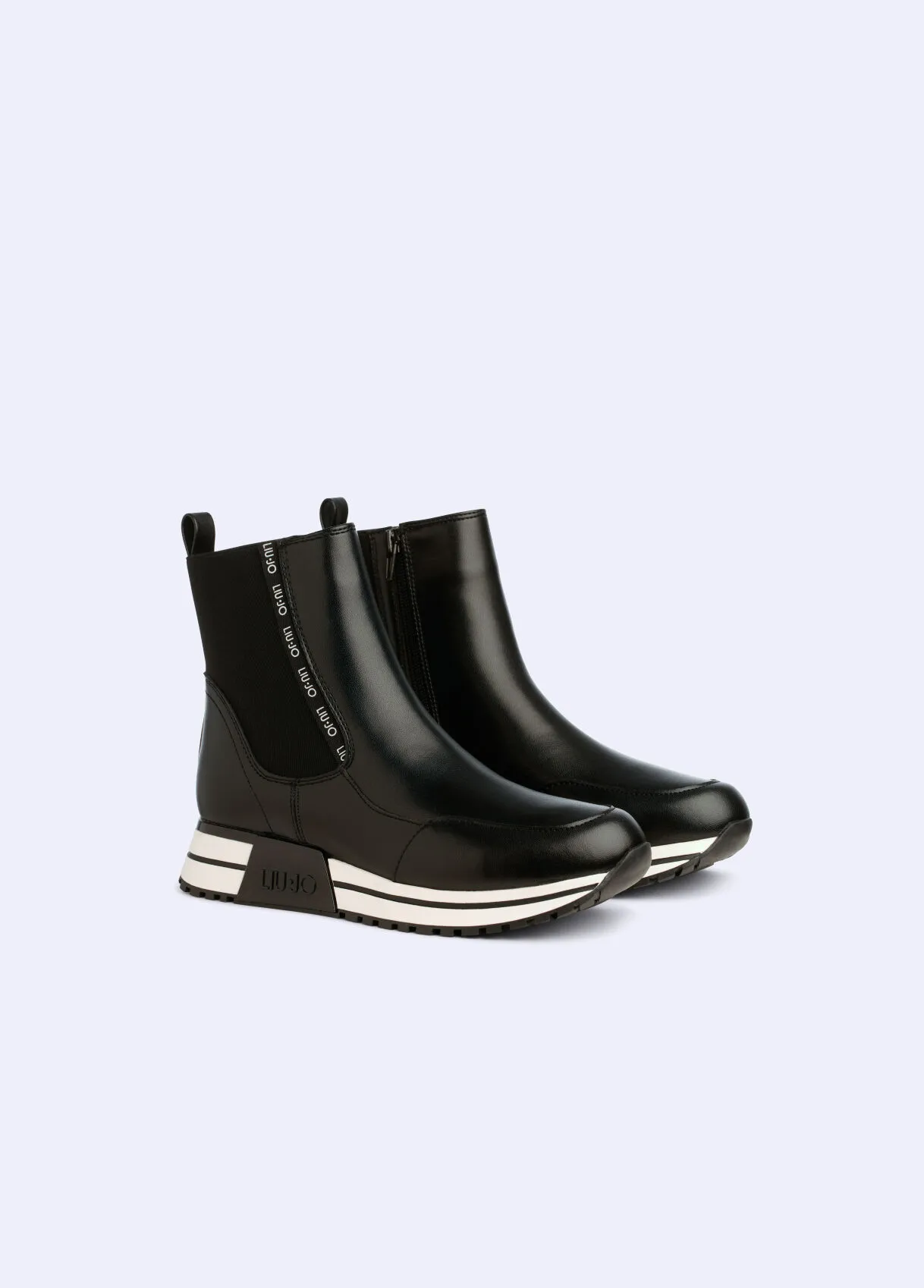 Sneakers boots con logo
