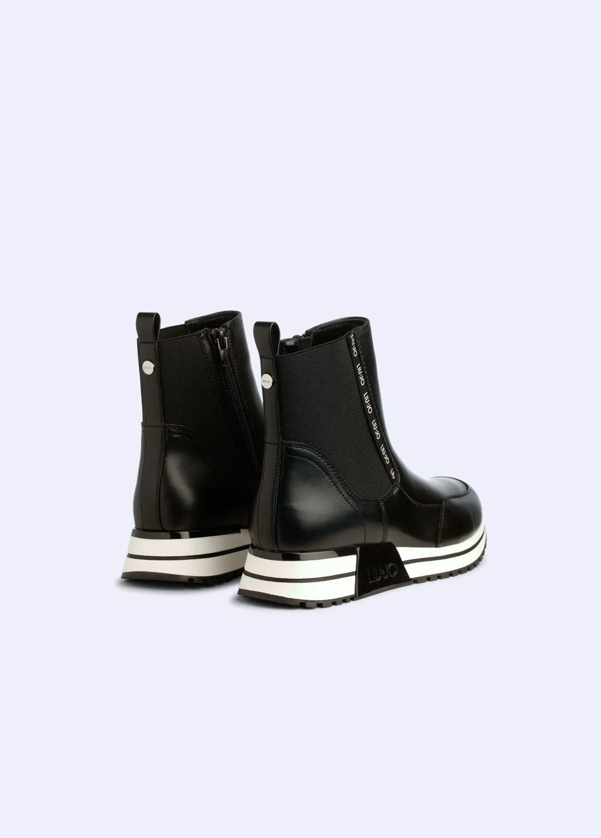 Sneakers boots con logo