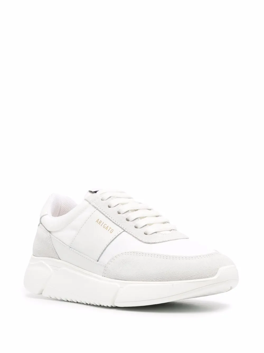 Sneakers genesis vintage runner con inserti in bianco - donna
