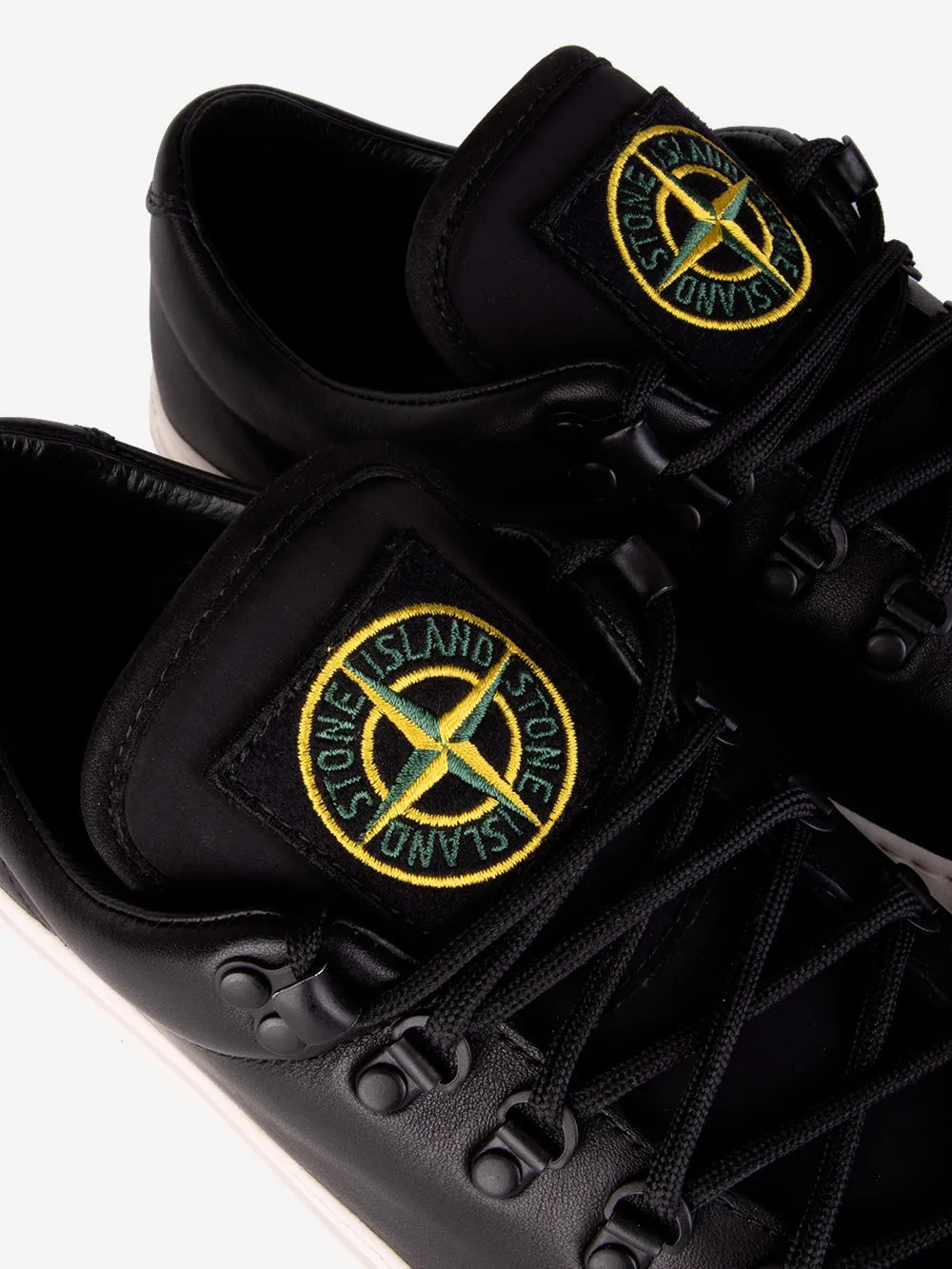 Sneakers in pelle nere