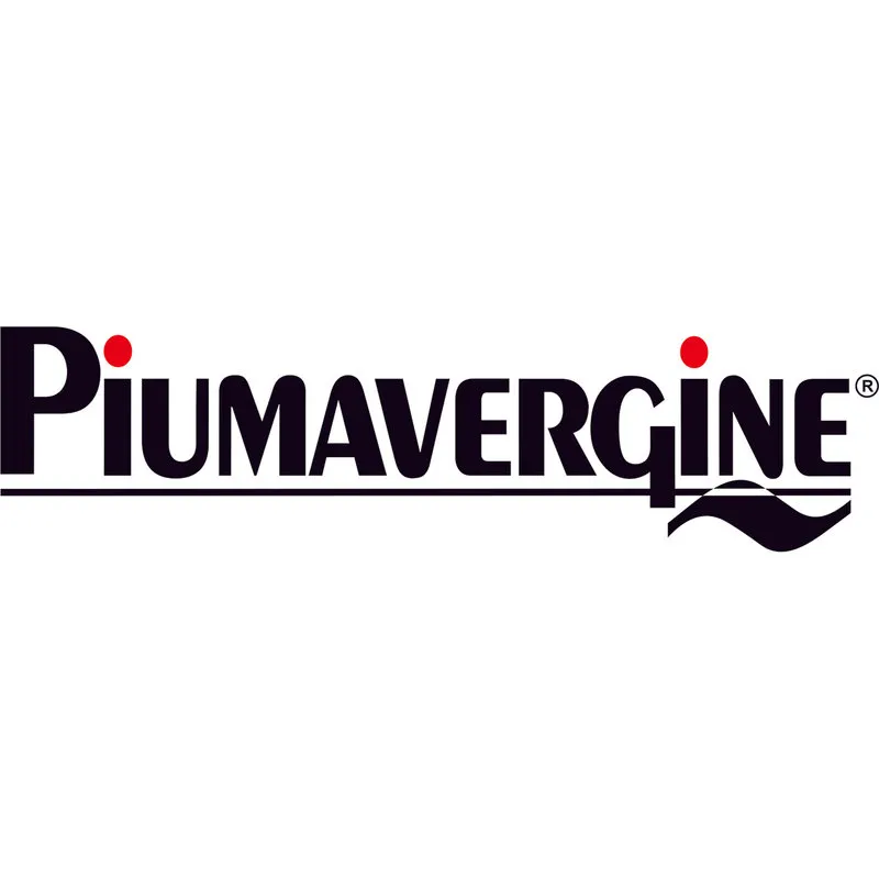 Soff.IM letto Piumone Bicolore Marrone/Ecru' in piuma naturale