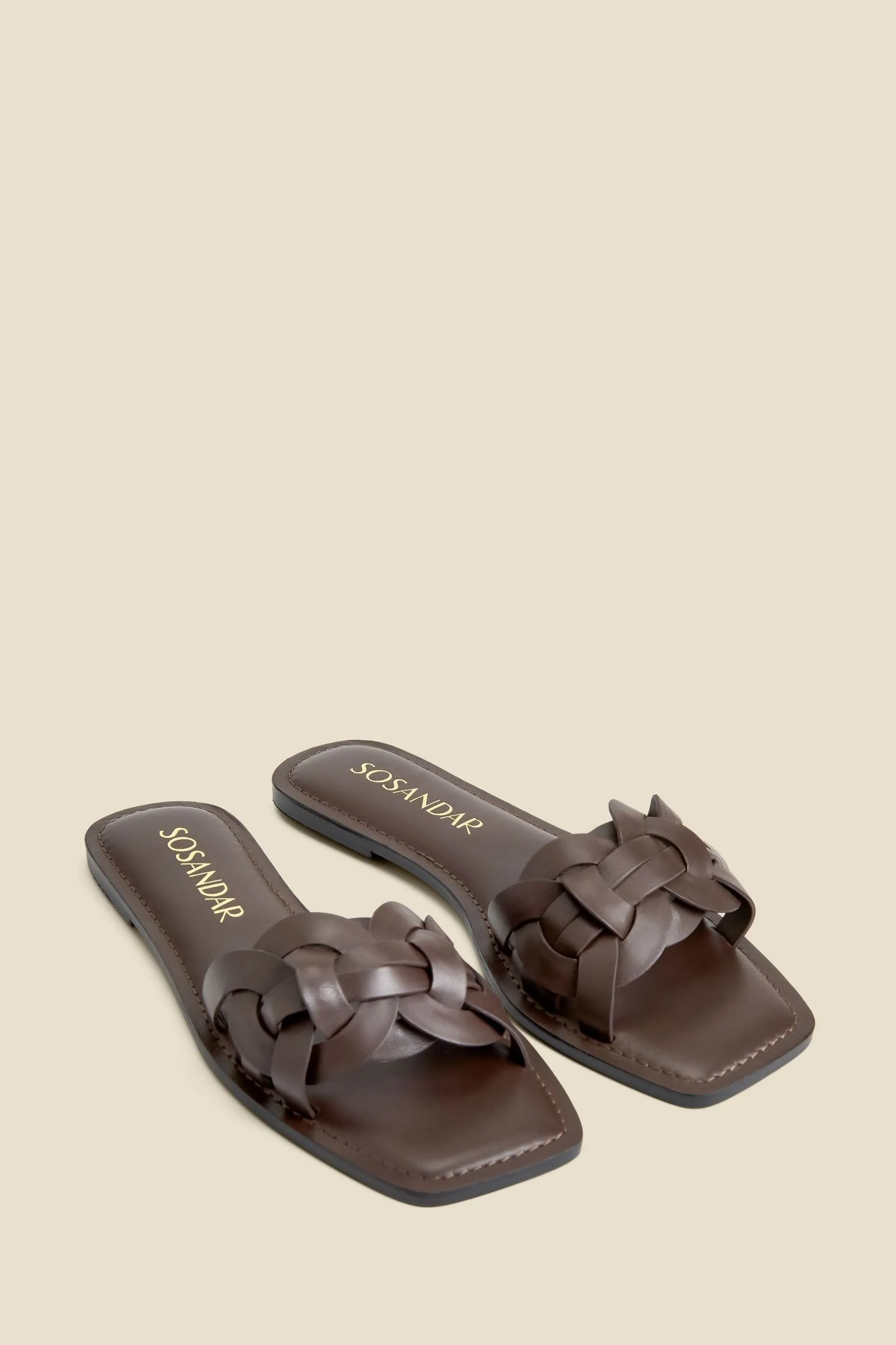 Sosandar - Sandali in pelle intrecciata
