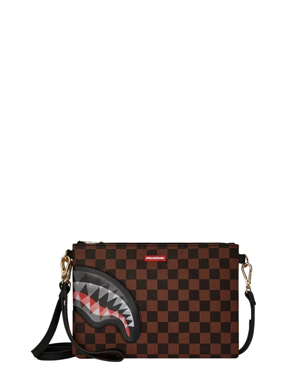 Sprayground     POCHETTE SIP LENTICULAR CHOMP CROSS CLUTCH STRAP