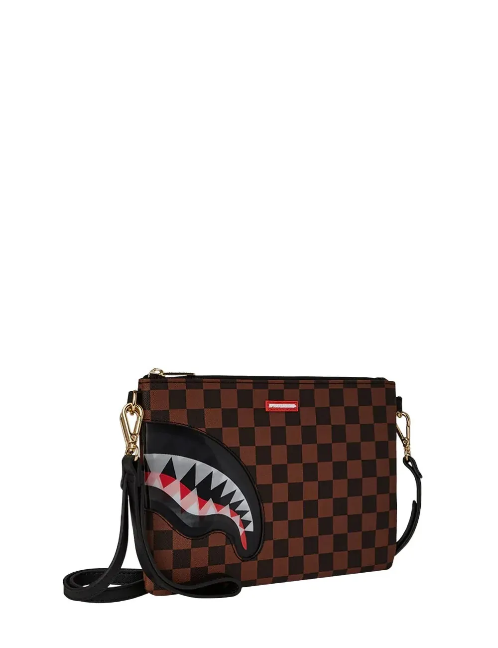 Sprayground     POCHETTE SIP LENTICULAR CHOMP CROSS CLUTCH STRAP