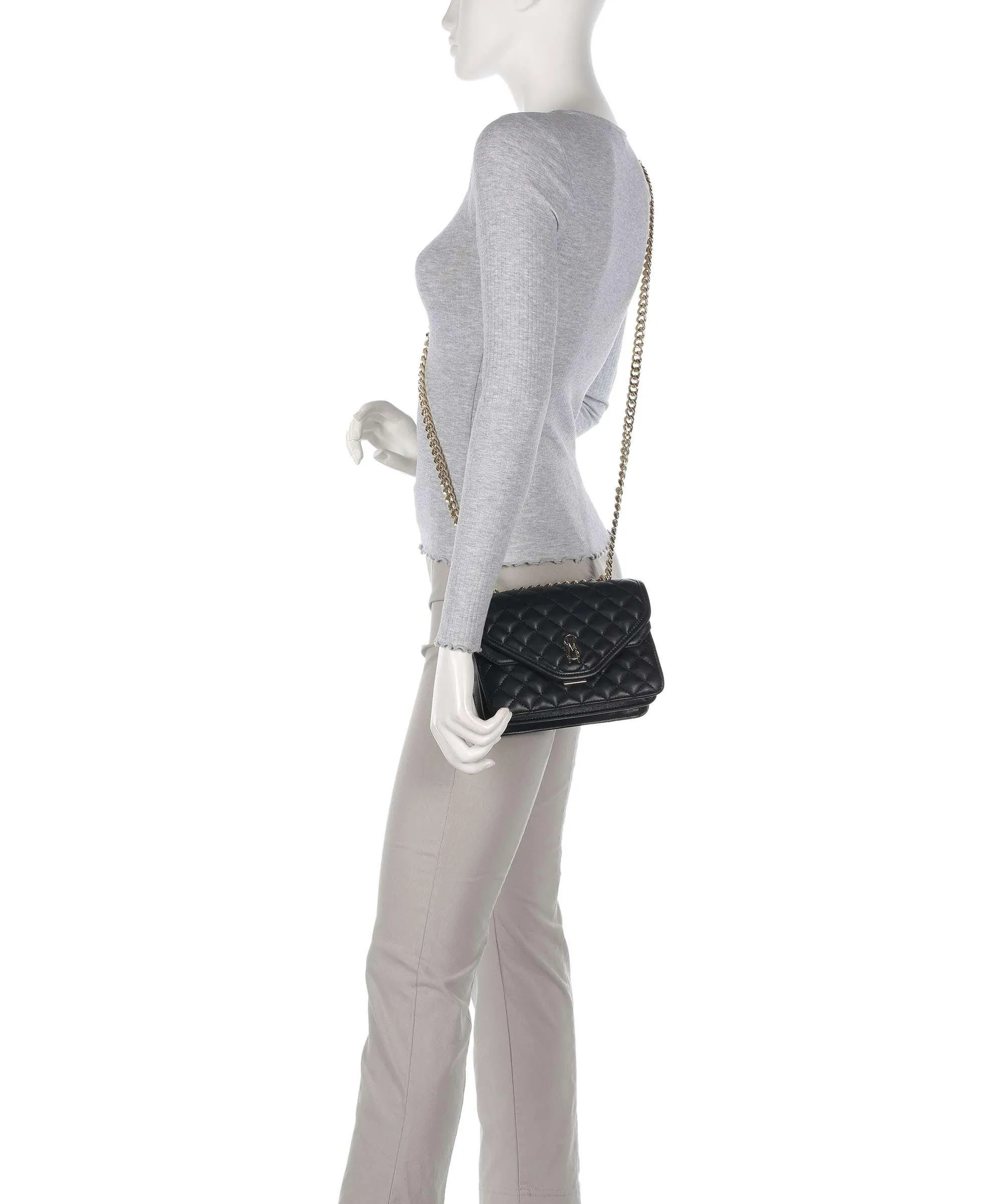  Steve Madden BMOLTO Borsa a spalla pelle sintetica nero  