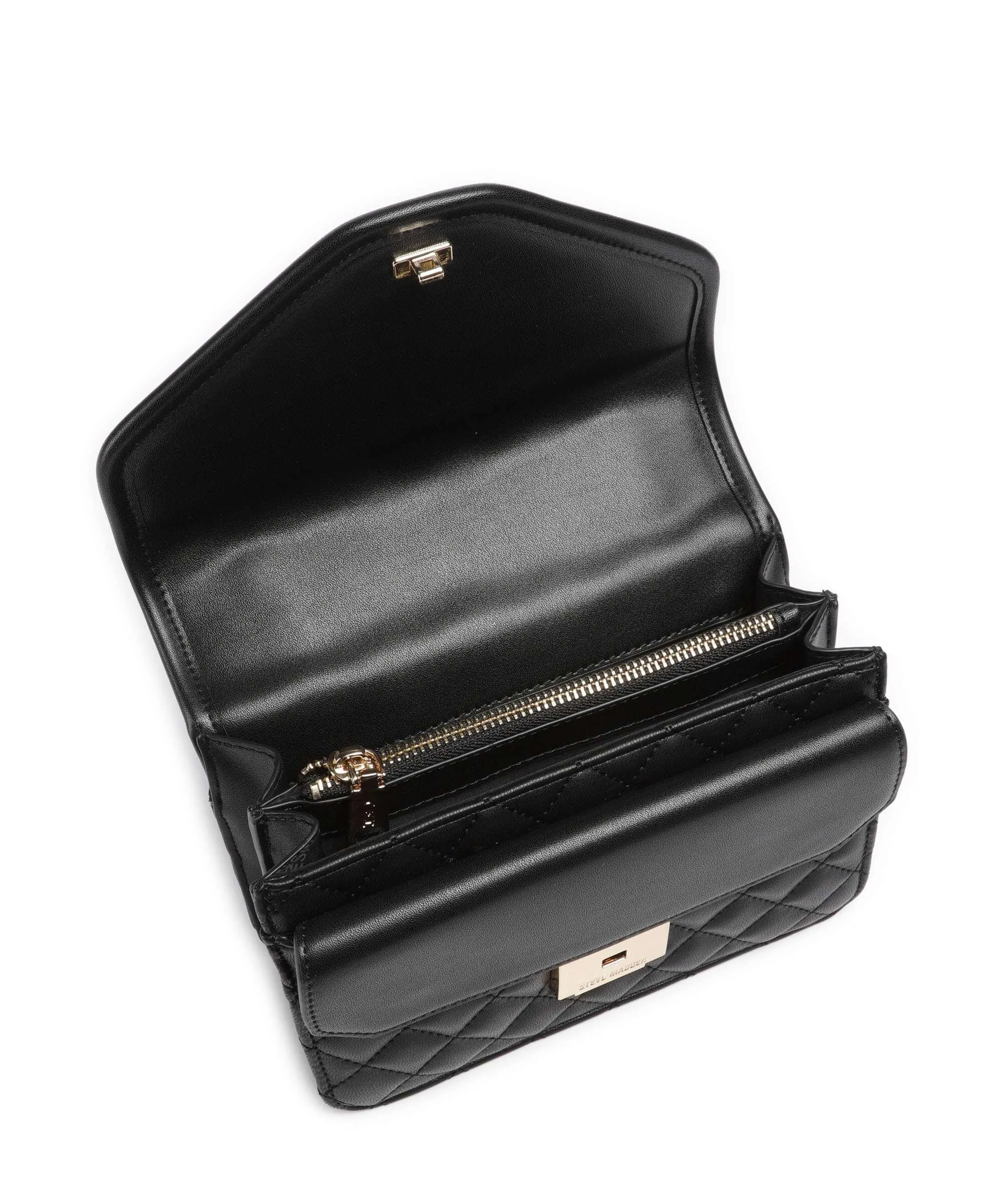  Steve Madden BMOLTO Borsa a spalla pelle sintetica nero  