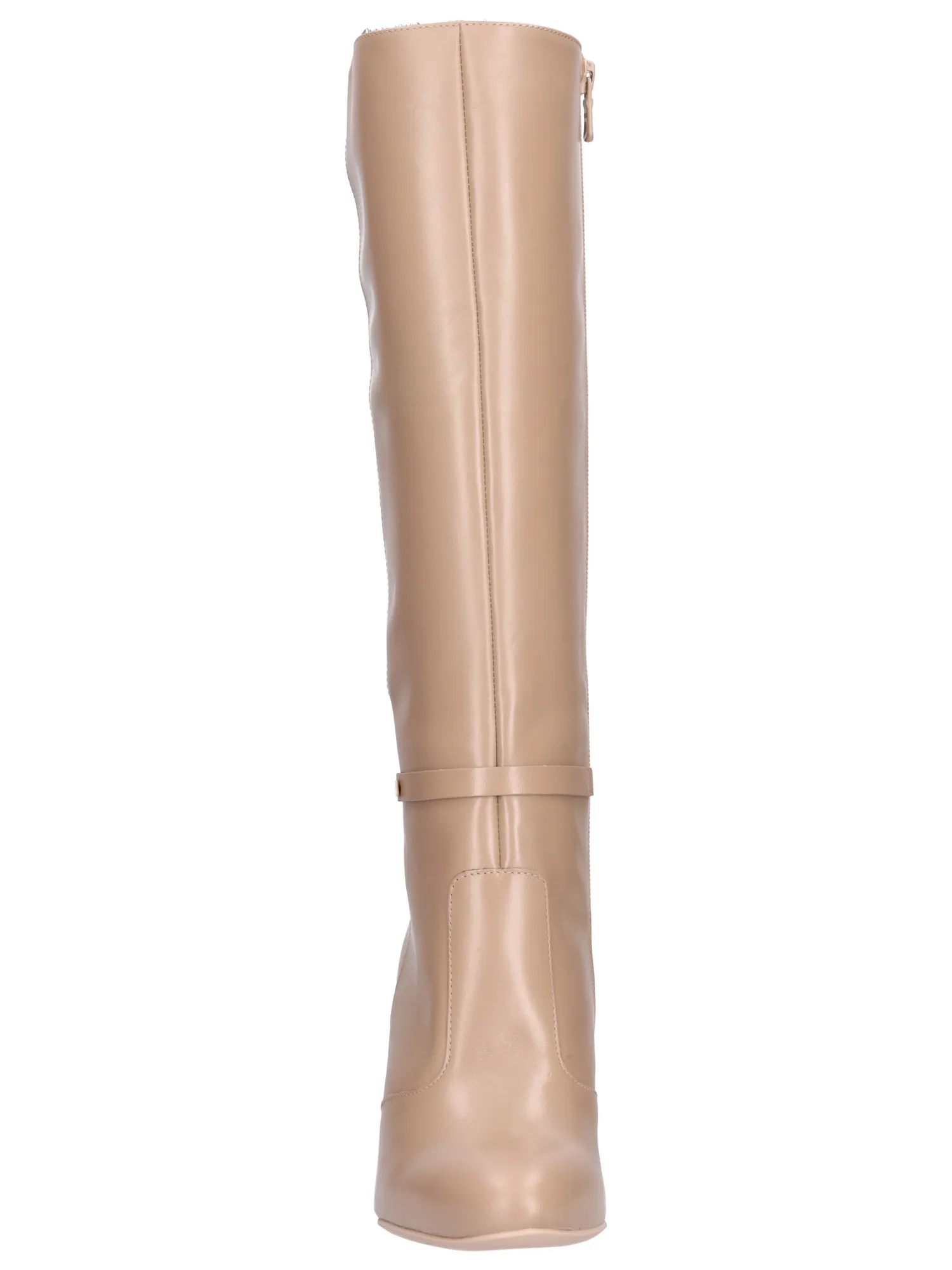 Stivale tacco largo Nero Giardini da donna beige