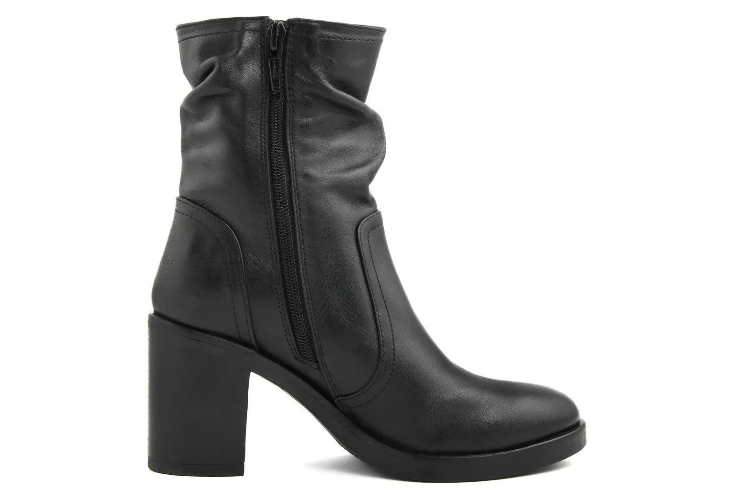 Stivaletti Donna in pelle colore Nero