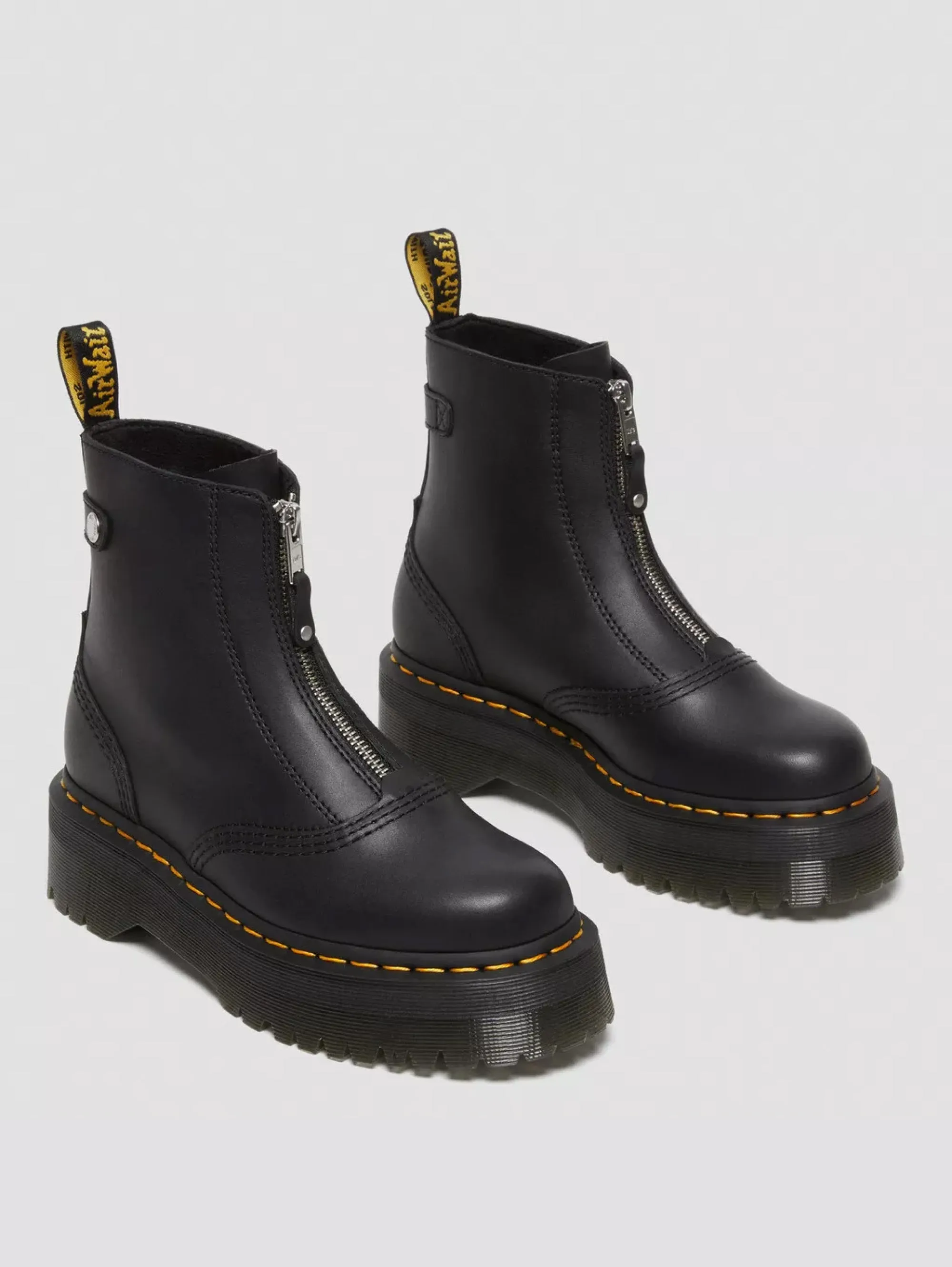 Stivaletto Platform con Zip Jetta Nero
