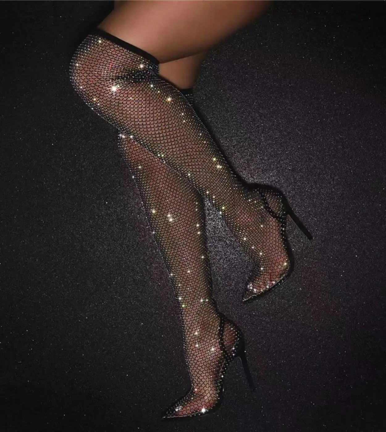 Stivali al ginocchio fetish con tacco alto Stivali a spillo con tacco alto Fetish 2023