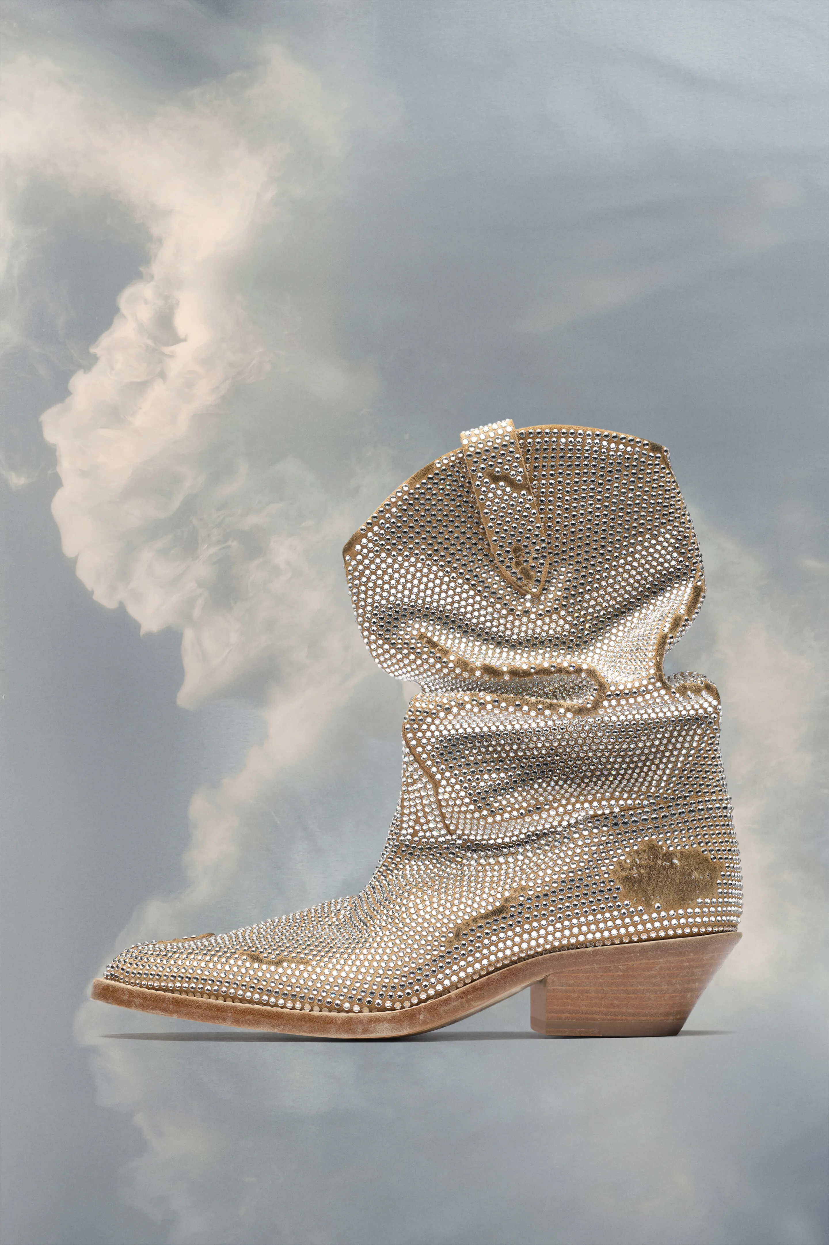 Stivali texani Tabi con strass