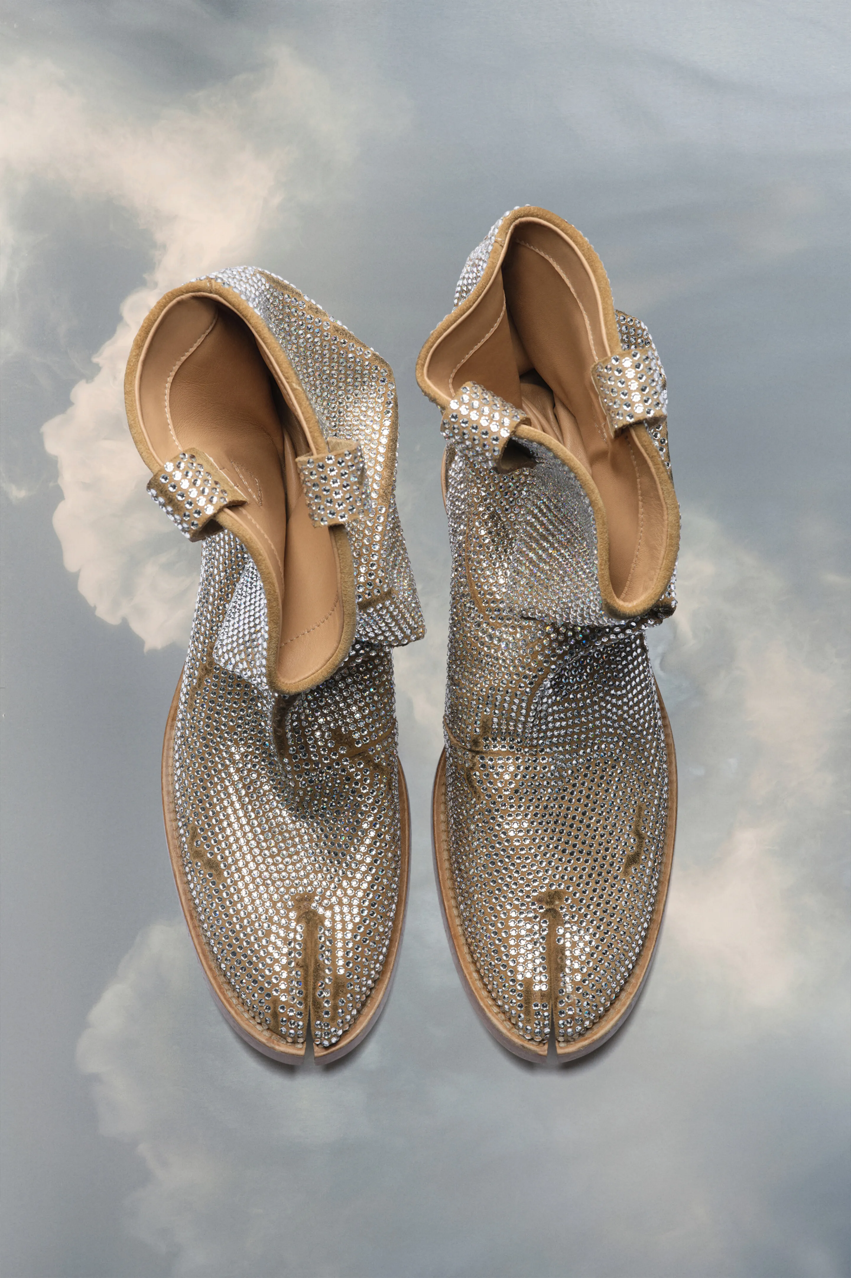 Stivali texani Tabi con strass