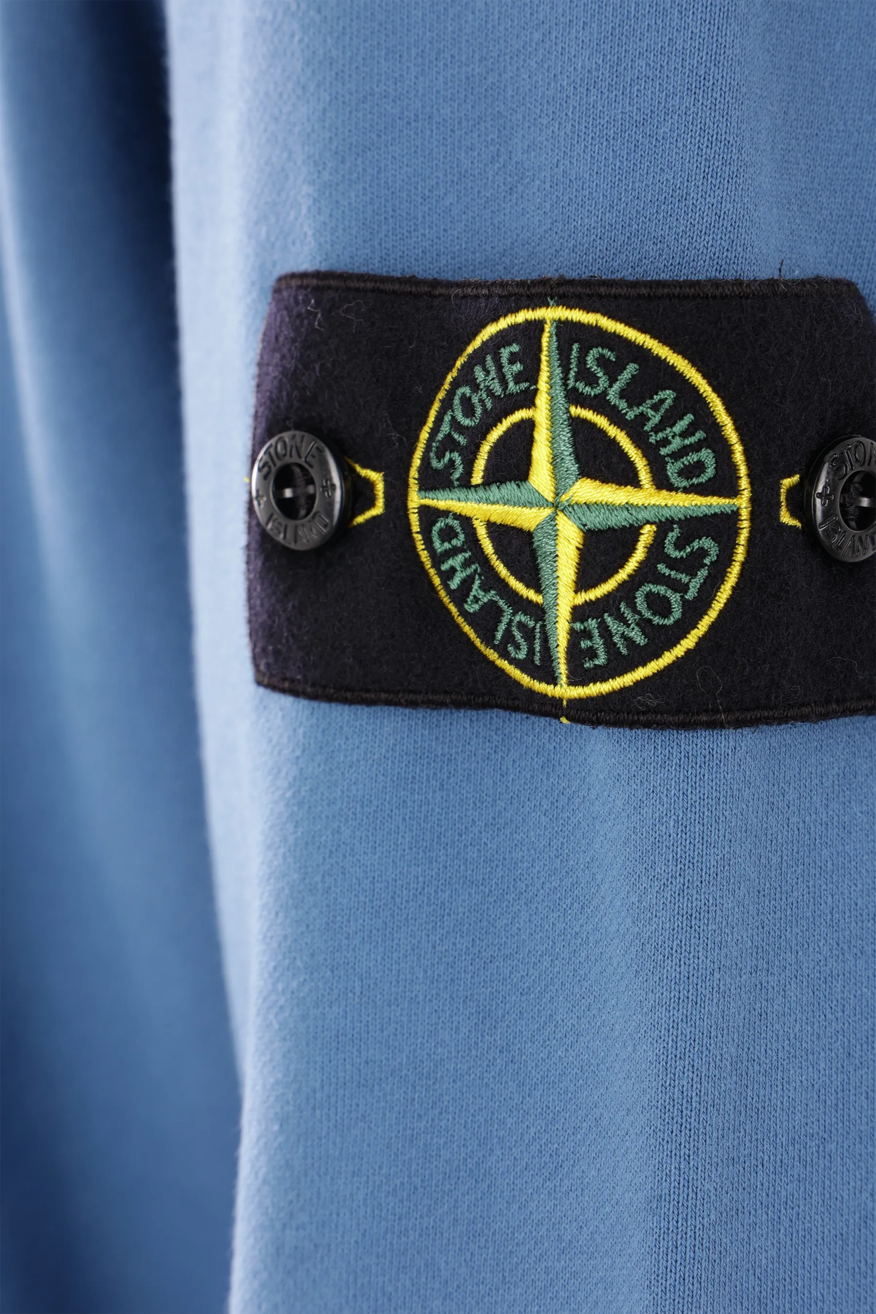  STONE ISLAND felpa in jersey con badge logo 