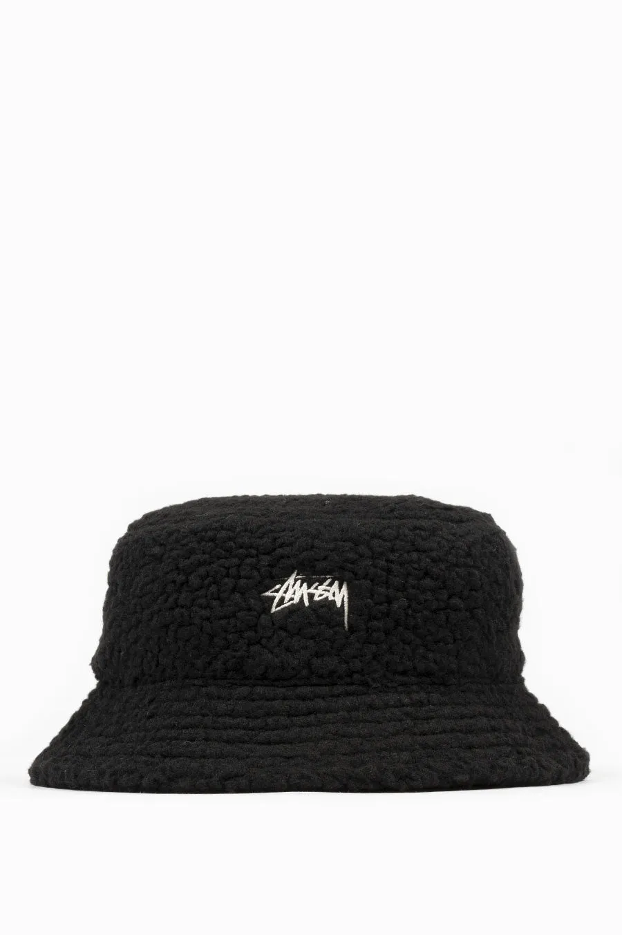 STUSSY SHERPA BUCKET HAT BLACK