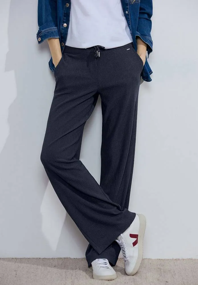 Style Neele Structure - Pantaloni Ampi a Vita Alta