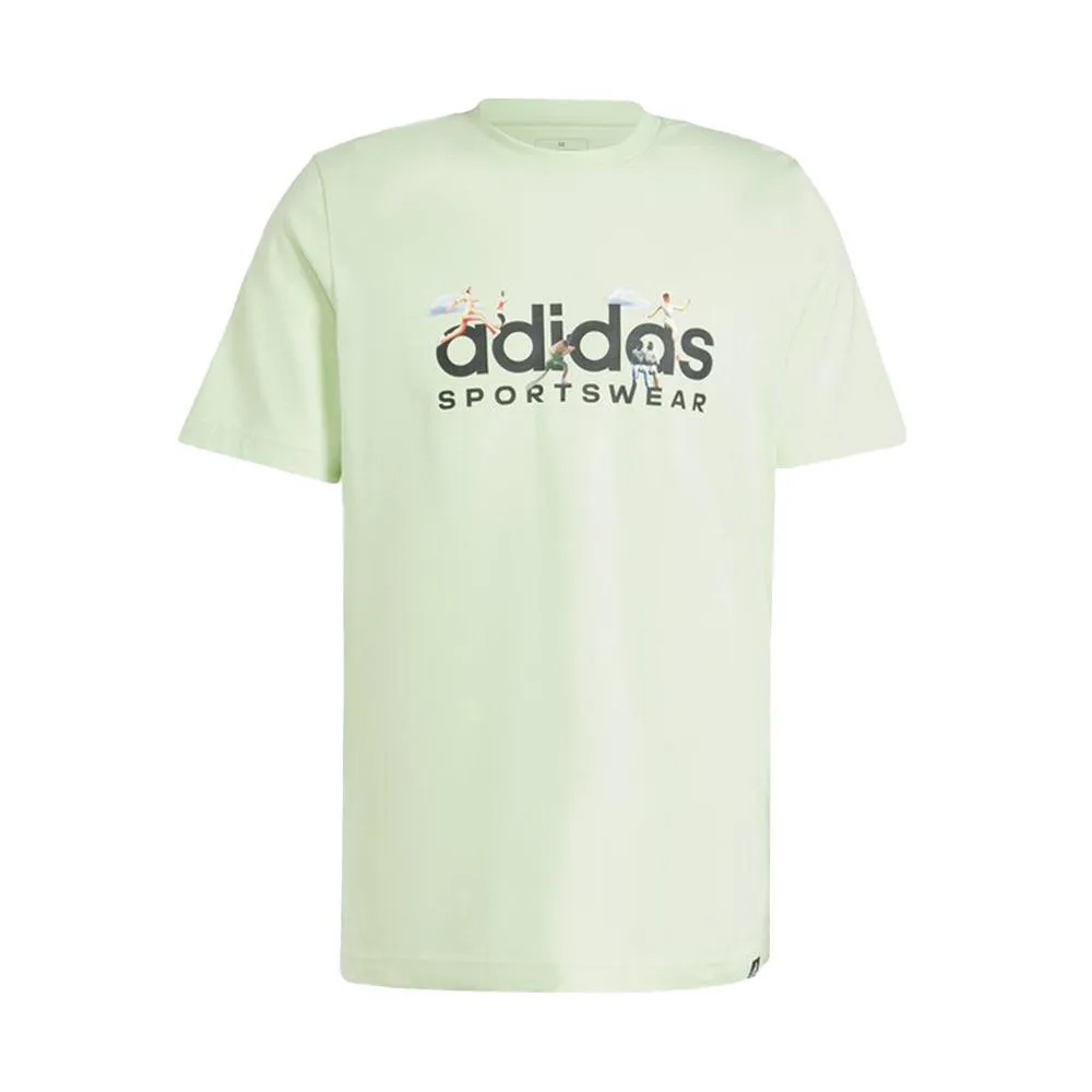  T-SHIRT ADIDAS. VERDE 