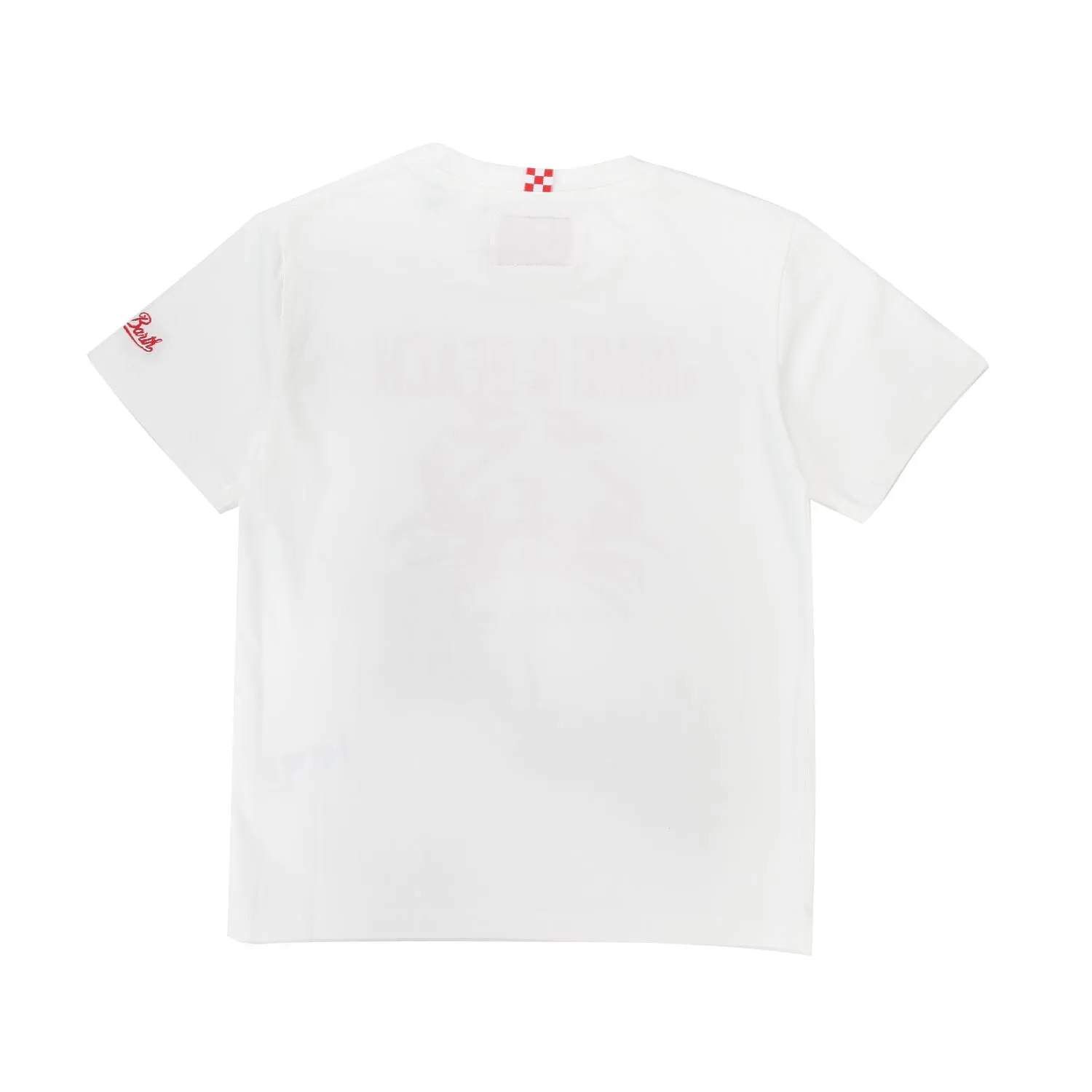 T-Shirt Bianca Con Granchio Rosso Bambino