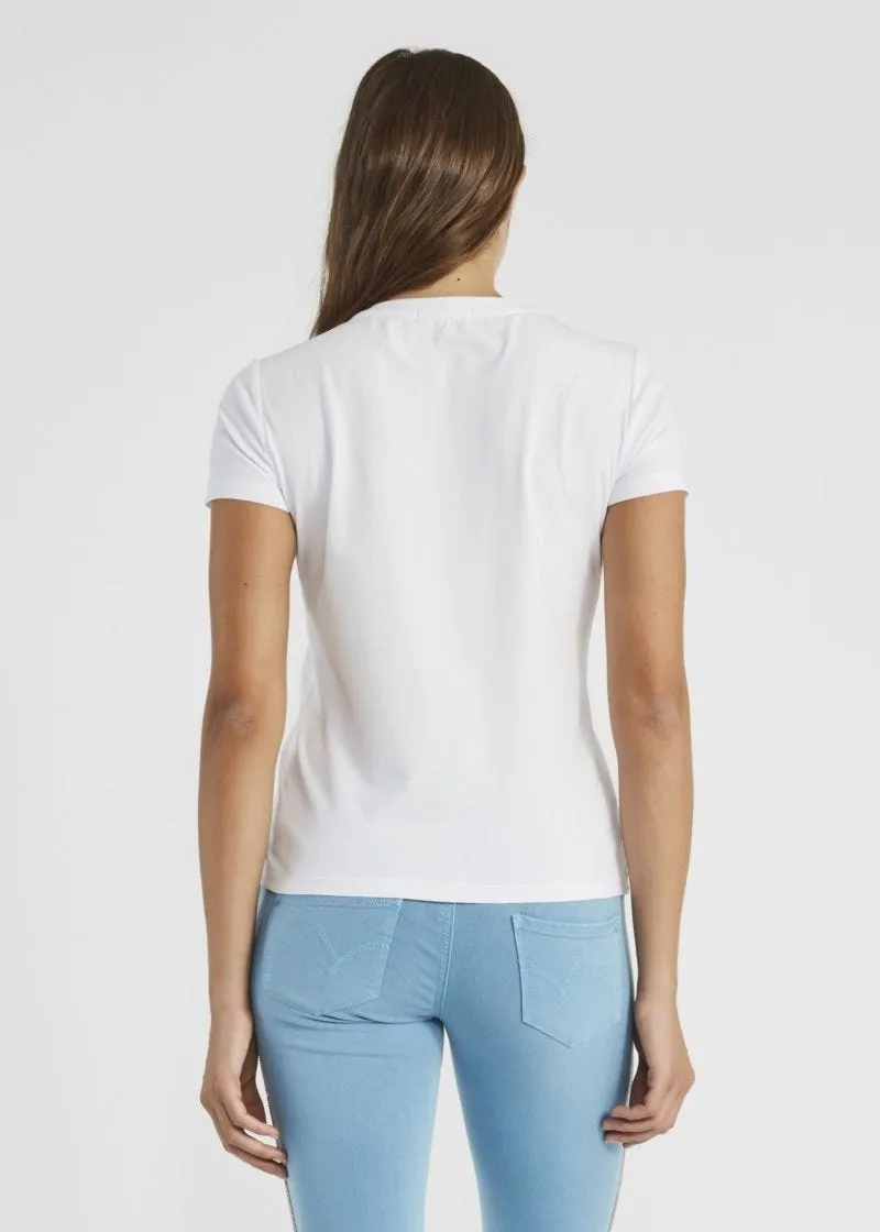 T-shirt con collana