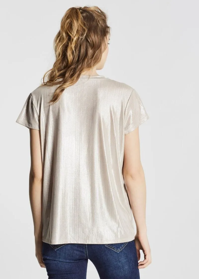 T-shirt con dettaglio gioiello