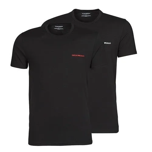 T-Shirt Emporio Armani Bipack Nero