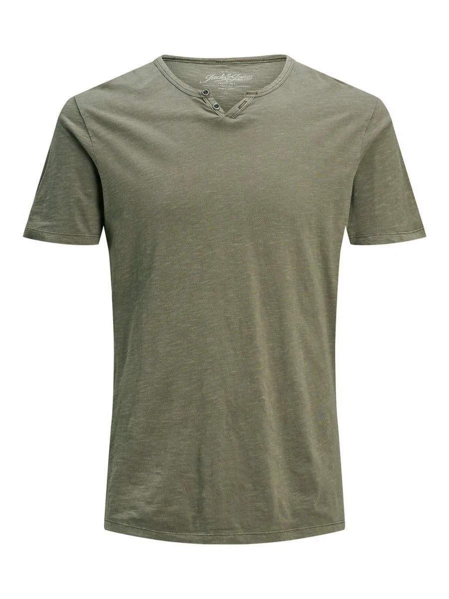 T-SHIRT Uomo JACK&JONES 12164972 SPLIT DUSKY GREEN