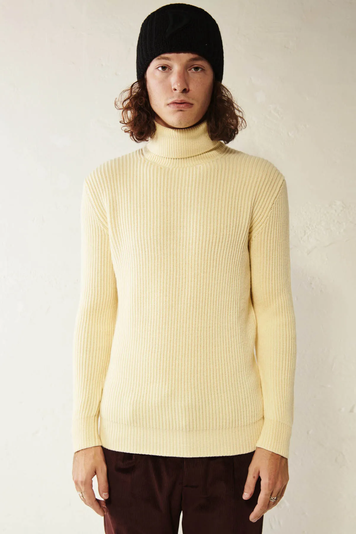TAGLIATORE Maglia dolcevita a costa inglese DEAN