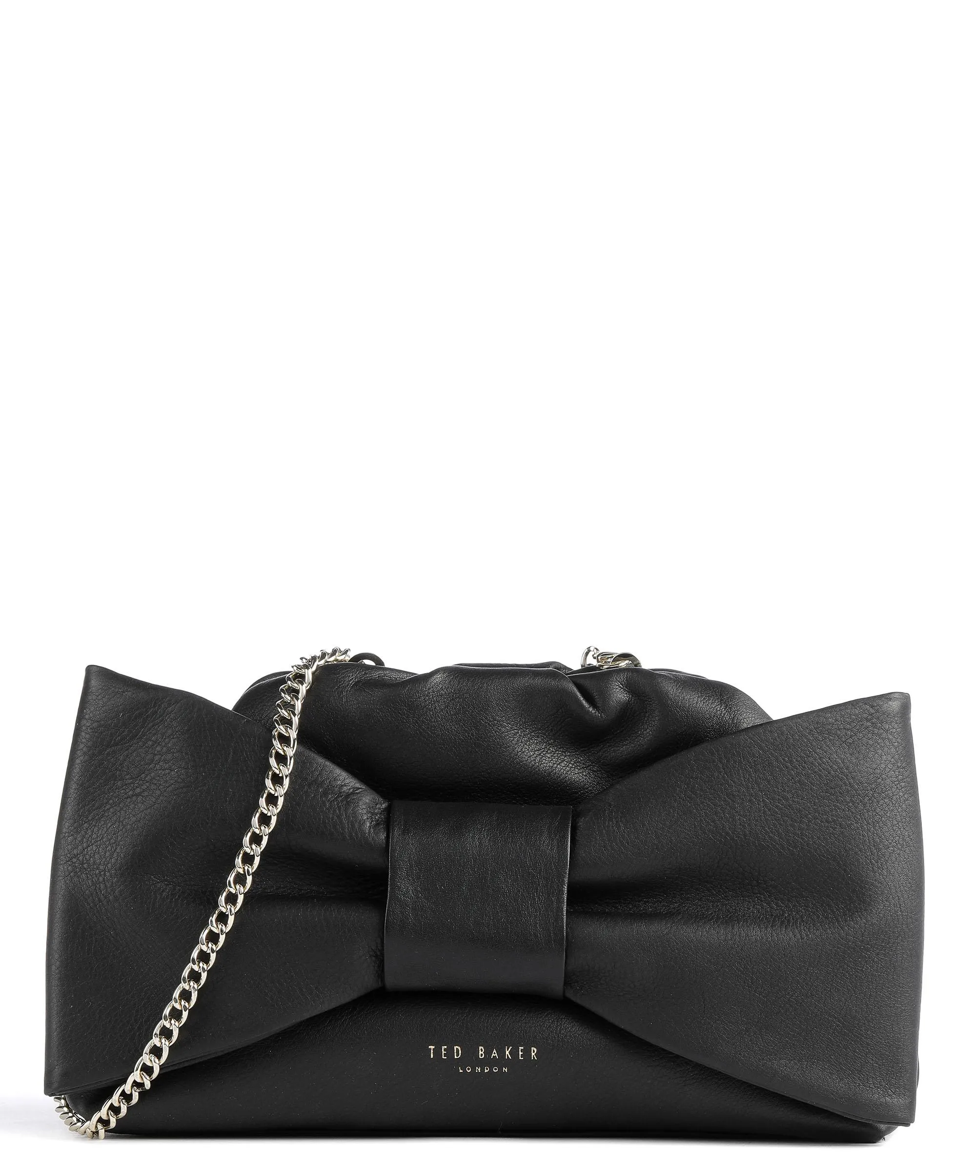  Ted Baker Niasa Borsa a tracolla morbida pelle bovina nero  