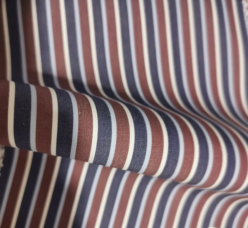 Tessuto Moreal Roma fascia blu e bordeaux