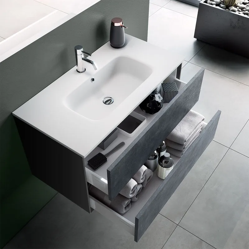 TFT Home Composizione 4 pezzi AGO, blu pietra