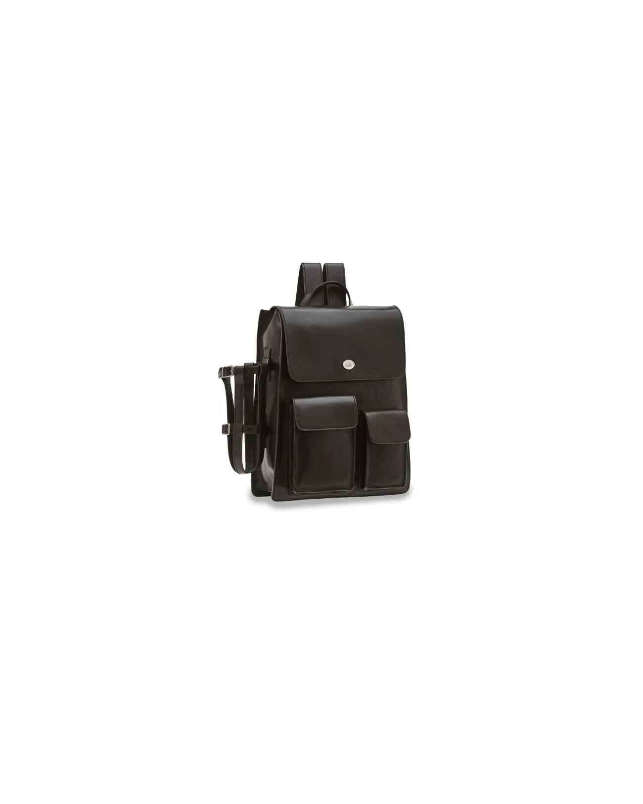 The Bridge - Zaino in pelle porta pc 15'' con tasche esterne | Studioarch.com