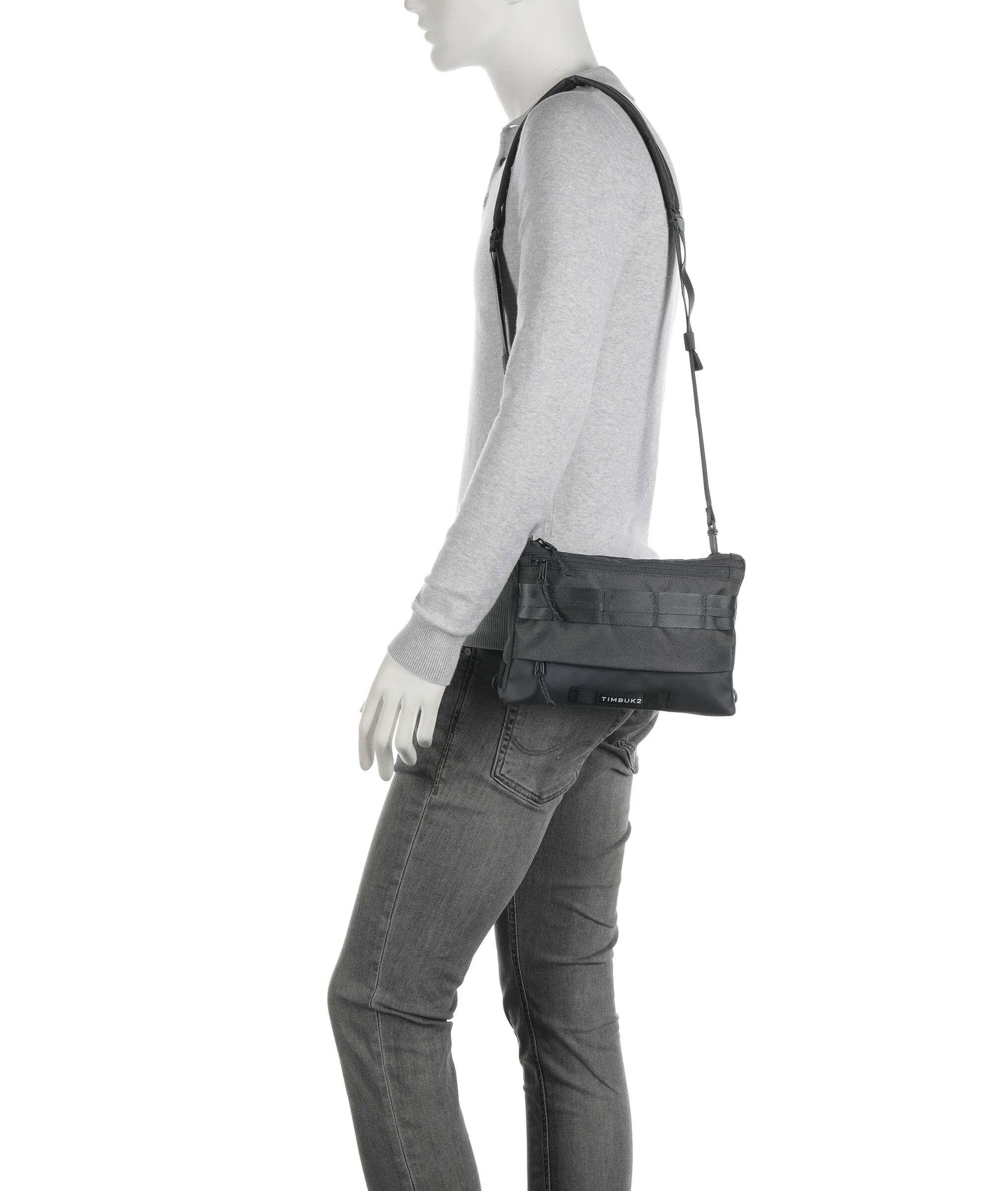  Timbuk2 Agent Borsa a tracolla Cordura® canvas grigio  