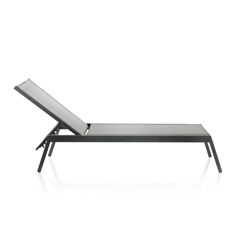 Tomasucci Outdoor Lettino da mare MILOS, grigio