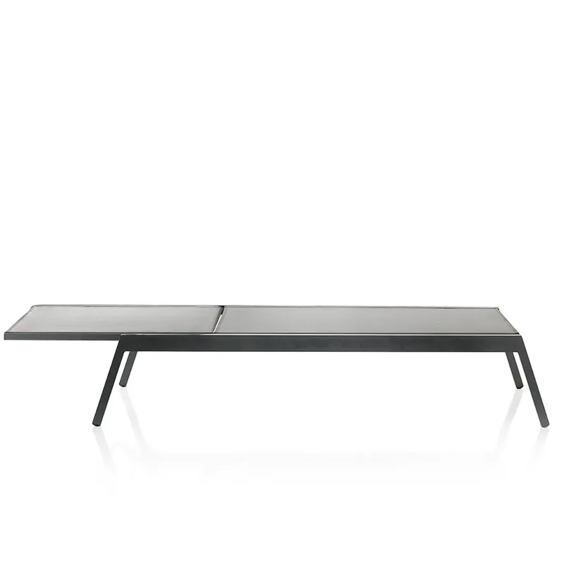 Tomasucci Outdoor Lettino da mare MILOS, grigio