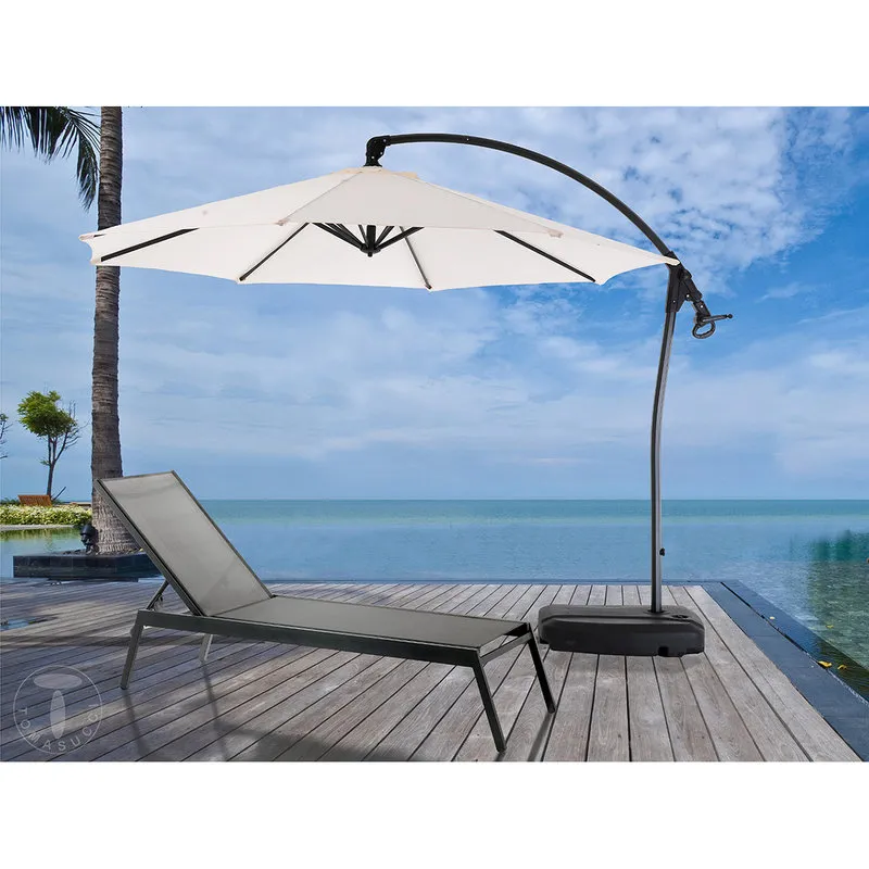 Tomasucci Outdoor Lettino da mare MILOS, grigio