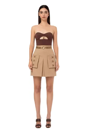 Top a fascia con ciondolo moneta