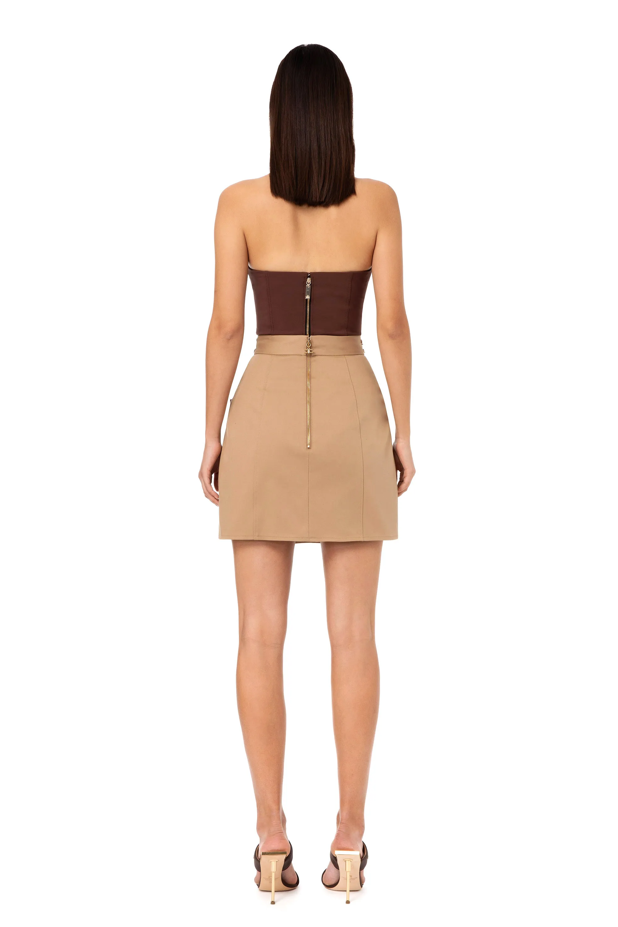 Top a fascia con ciondolo moneta