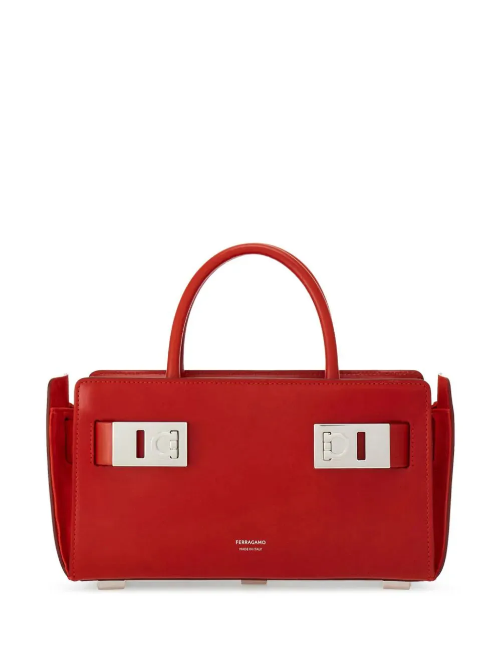 Tote bag con fibbie Gancini (S)