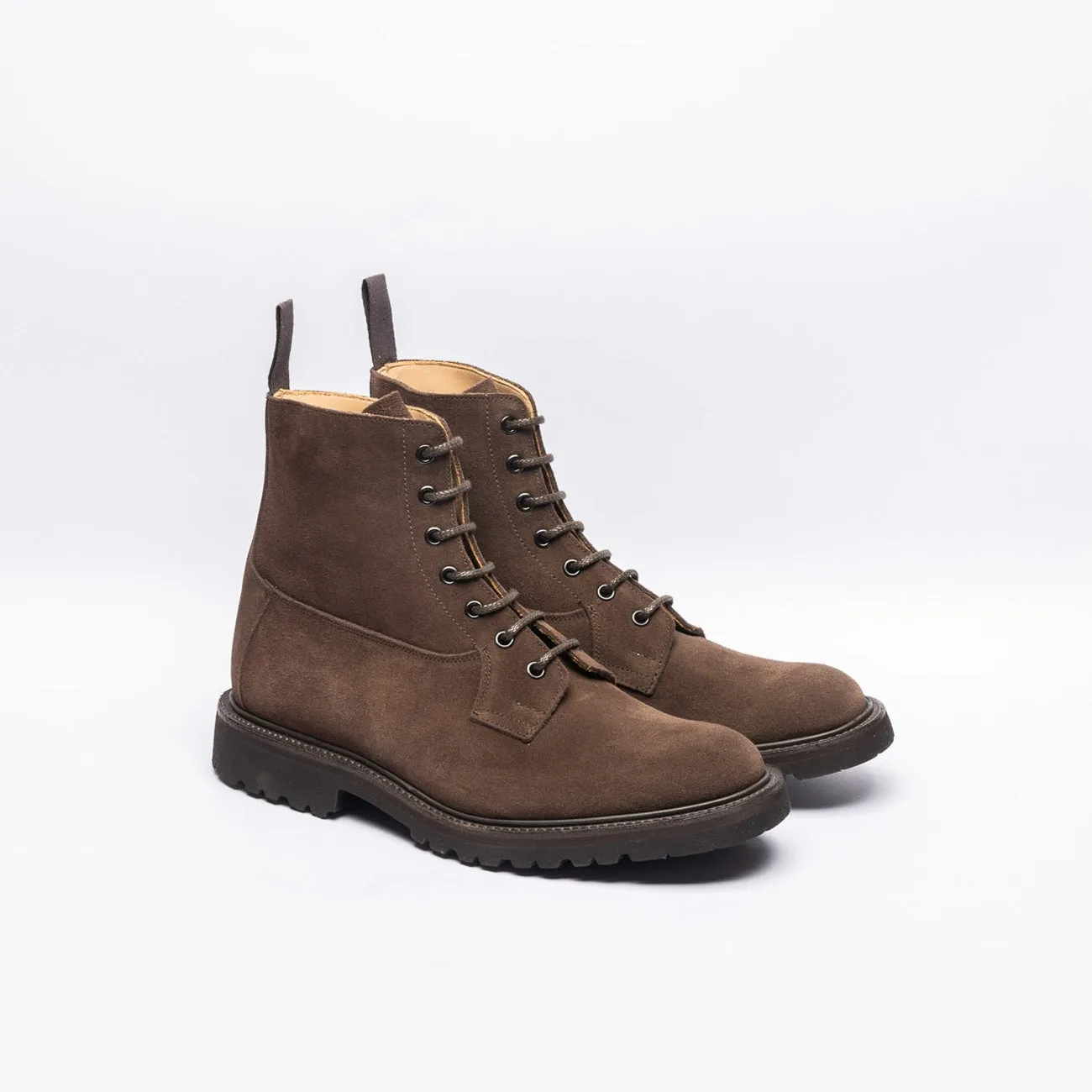 Tricker's Stivale derby Tricker's Burford in camoscio marrone