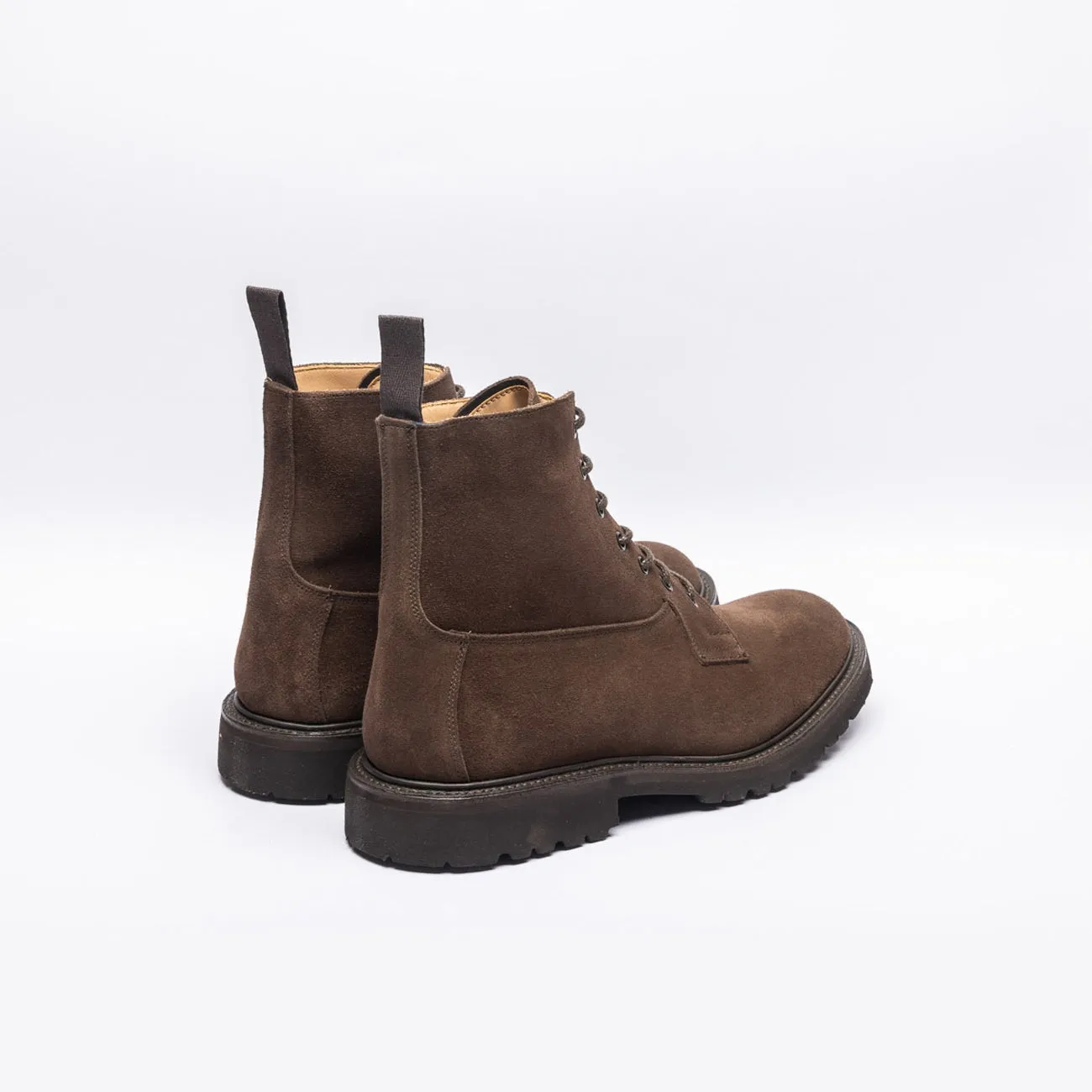 Tricker's Stivale derby Tricker's Burford in camoscio marrone