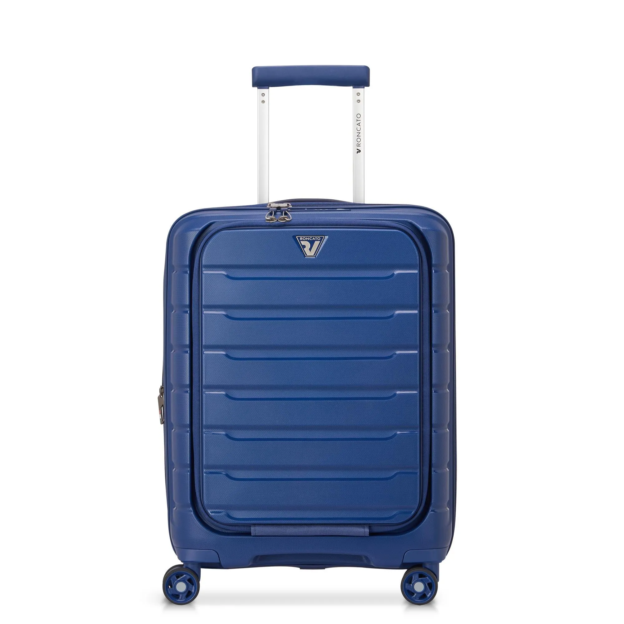 Trolley Cabina RONCATO B-Flying Blu Con Tasca Porta Pc