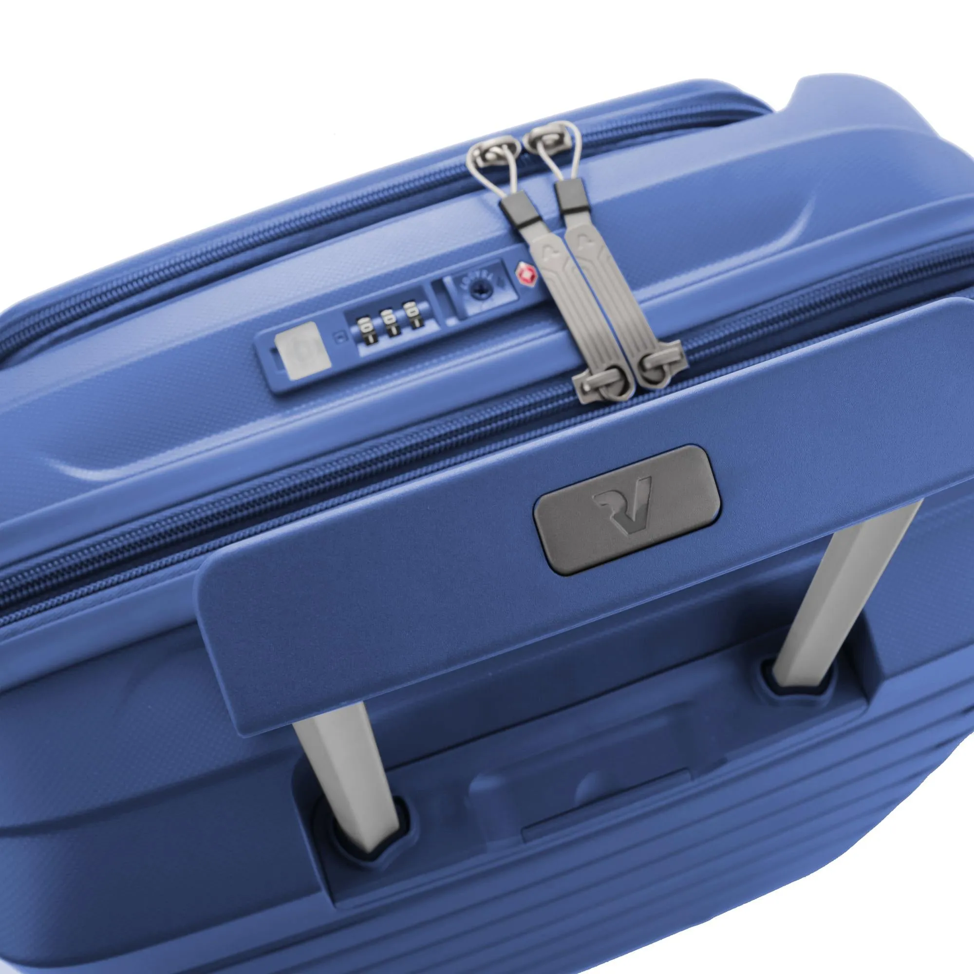Trolley Cabina RONCATO B-Flying Blu Con Tasca Porta Pc