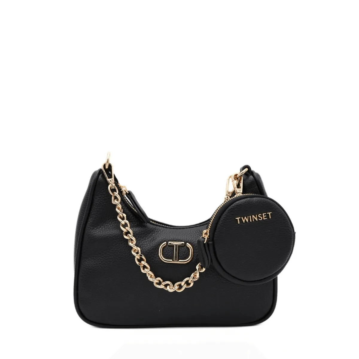 TWINSET BORSA HOBO MINI TB7312 NERO  