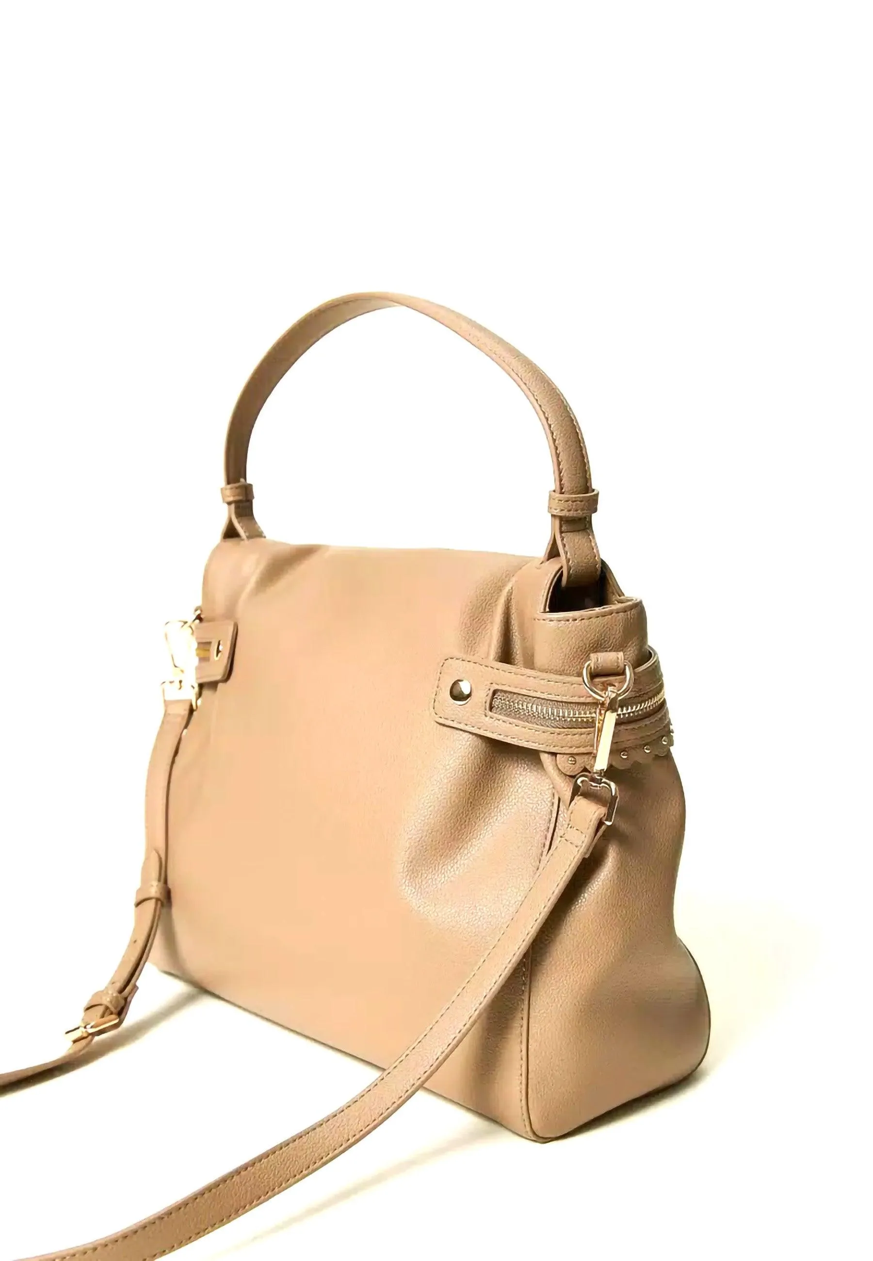 TWINSET Top Handle Borsa Light Taupe Beige 232TB7120