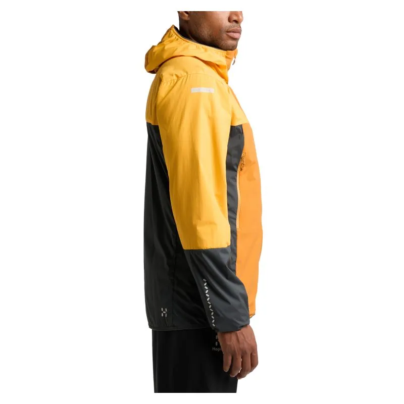 Uomo Haglöfs Giacca da trekking L.I.M Alpha Hood (desert Yellow/giallo sole)