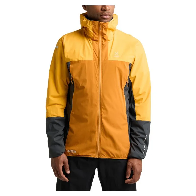Uomo Haglöfs Giacca da trekking L.I.M Alpha Hood (desert Yellow/giallo sole)