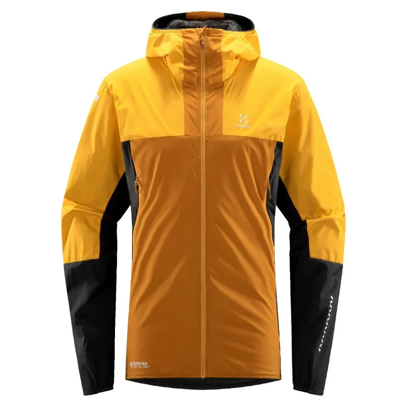 Uomo Haglöfs Giacca da trekking L.I.M Alpha Hood (desert Yellow/giallo sole)