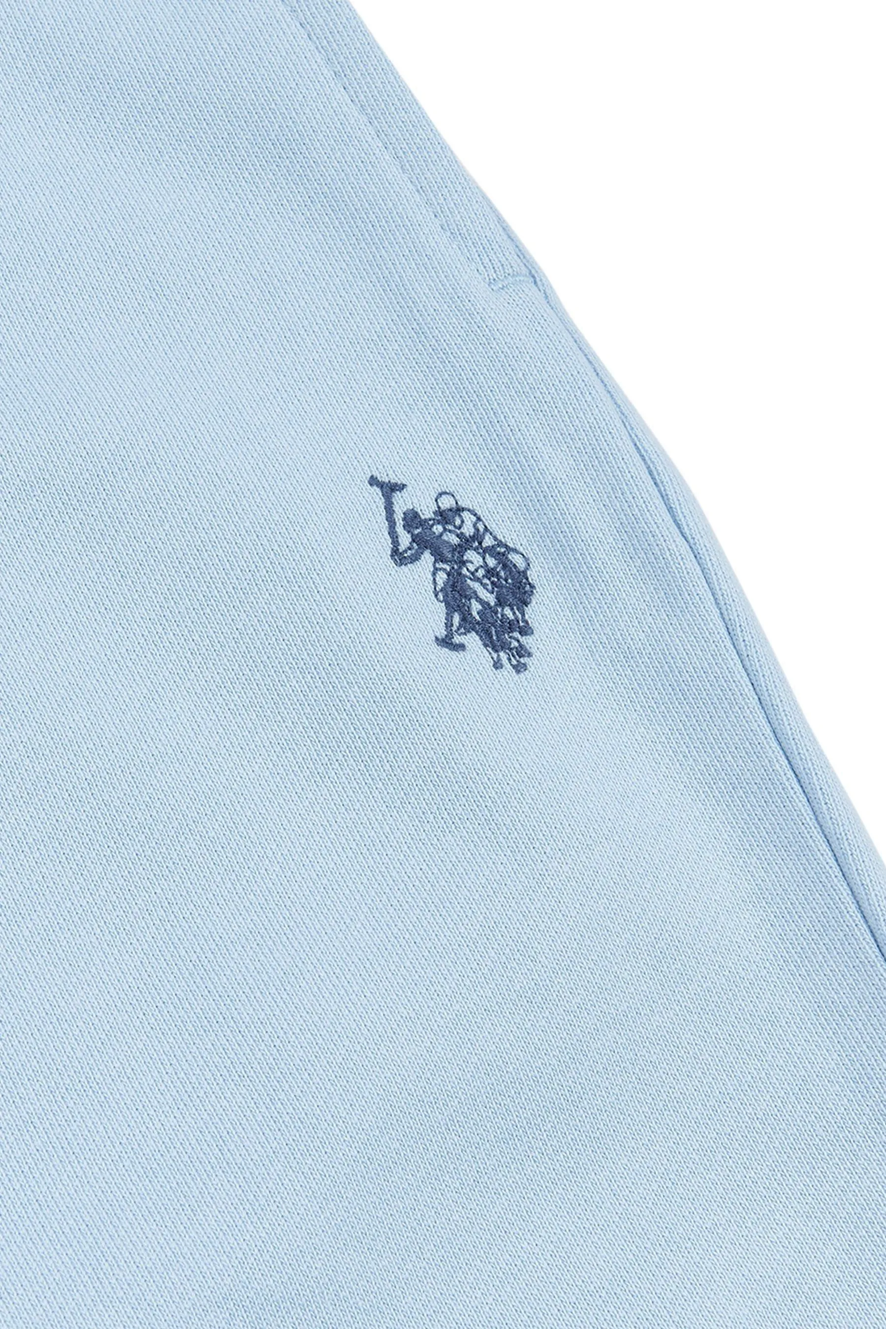 U.S. Polo Assn. Uomo - Shorts in felpa con doppio cavaliere vestibilità classica    