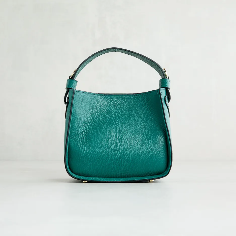 V-Bag in Pelle Pavone