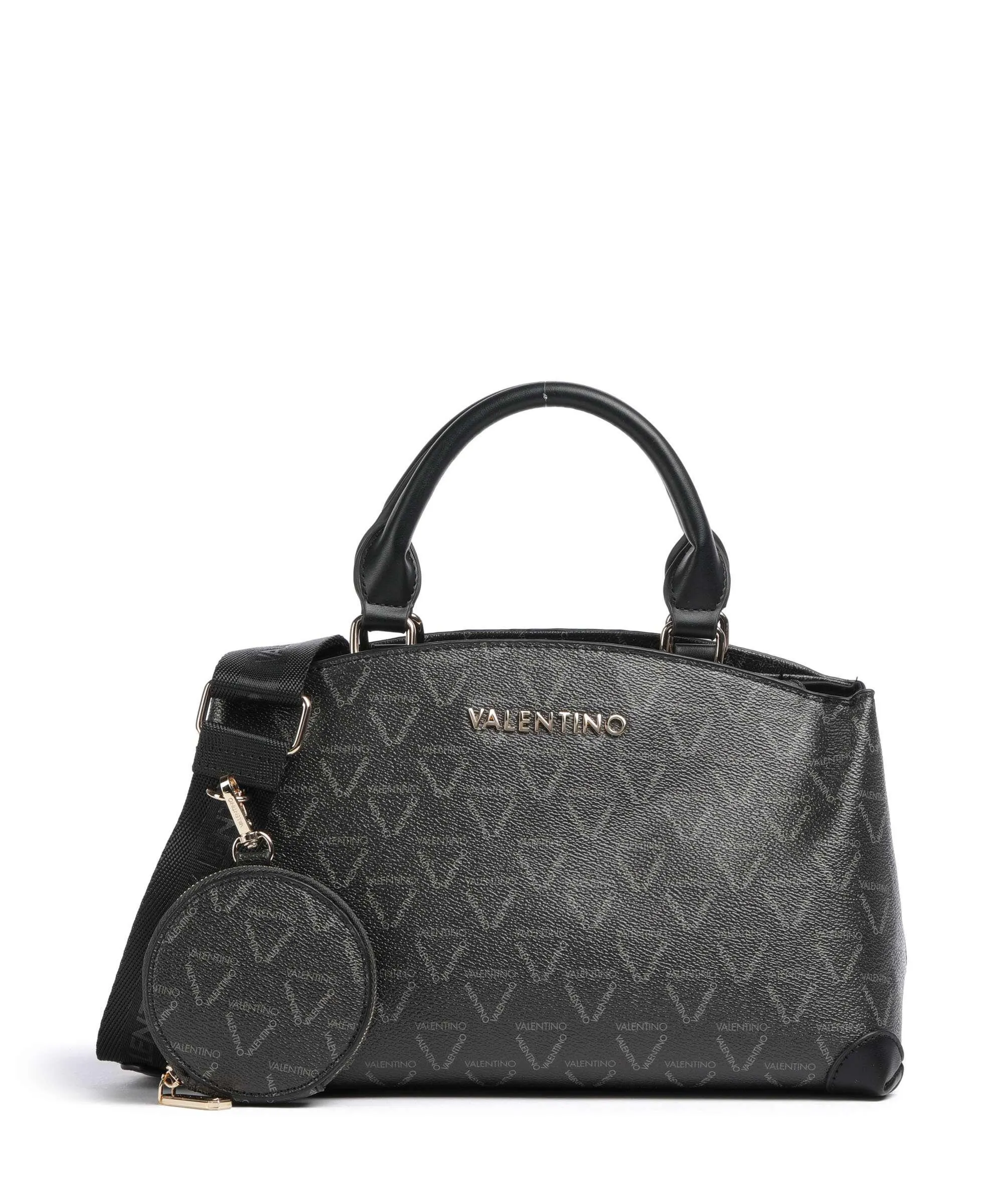  Valentino Bags Lady Re Borsa a mano pelle sintetica nero  